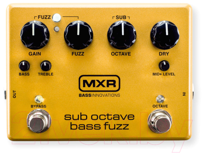 Педаль басовая MXR M287 Sub Octave Bass Fuzz - фото