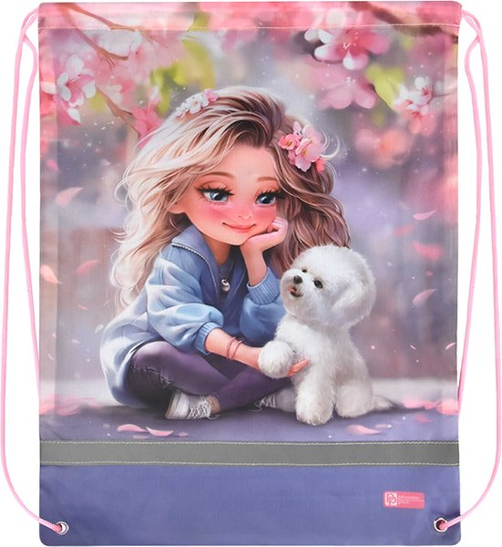 Мешок для обуви Феникс+ Блондинка с собачкой / 69192