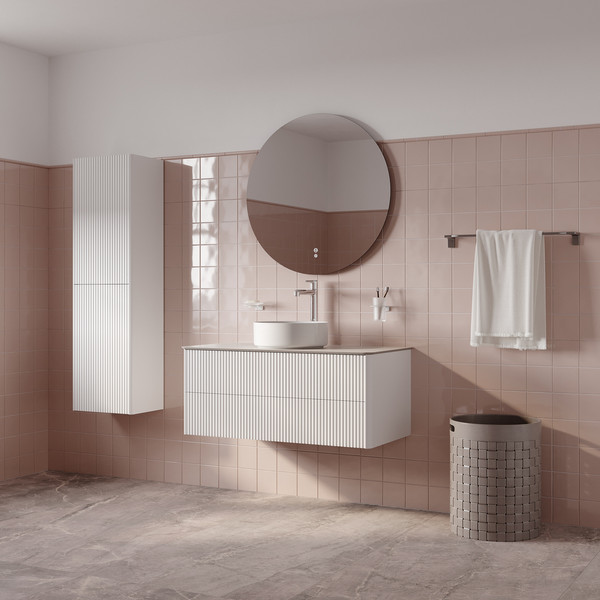 Шкаф-полупенал для ванной IDDIS Aiger AIG40W0i97