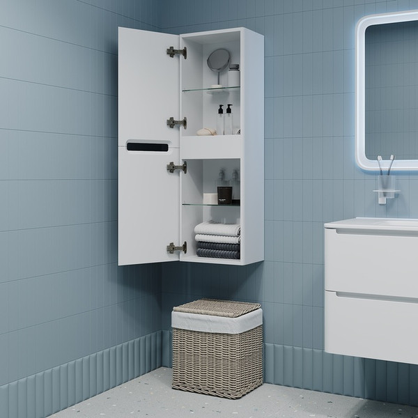 Шкаф-полупенал для ванной IDDIS Edifice EDI35W0i97