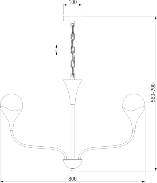 Люстра Евросвет Calyx 60169/6