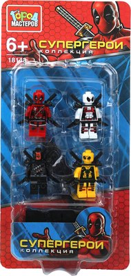 Элемент конструктора Город мастеров Фигурки супер герои / 18143-ZH - фото