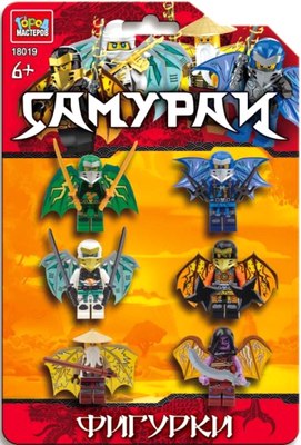 Элемент конструктора Город мастеров Фигурки самураи / 18019-YF - фото