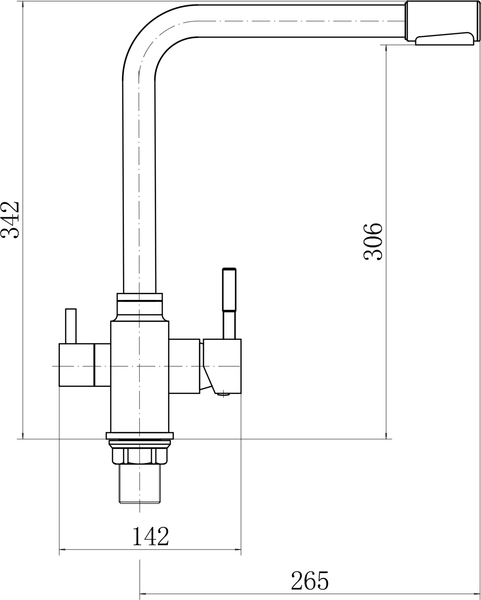 Смеситель Fashun A54309-17