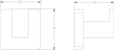 Крючок для ванной Fashun A2605-1-17