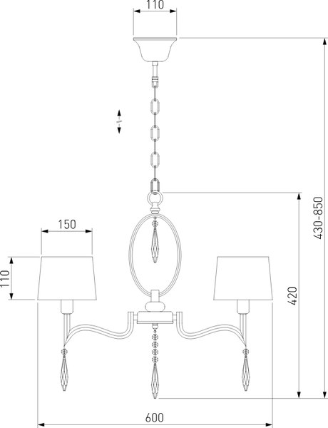 Люстра Евросвет Madera 10127/5
