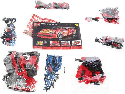 Конструктор инерционный Город мастеров Суперкар / 85021-ZH