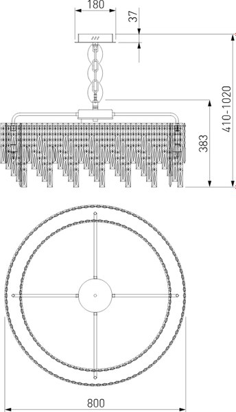 Люстра Евросвет Blitz 60159