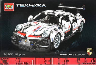 Конструктор инерционный Город мастеров Суперкар / 85020-ZH - фото