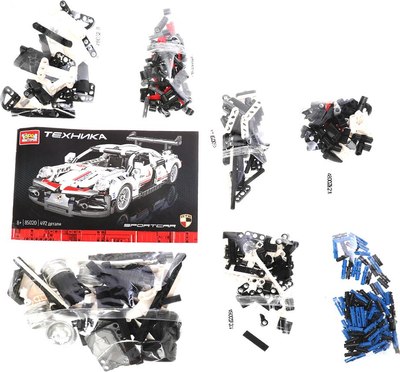 Конструктор инерционный Город мастеров Суперкар / 85020-ZH