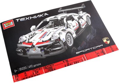 Конструктор инерционный Город мастеров Суперкар / 85020-ZH