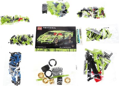 Конструктор инерционный Город мастеров Суперкар / 85018-ZH