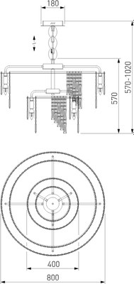Люстра Евросвет Blitz 60160