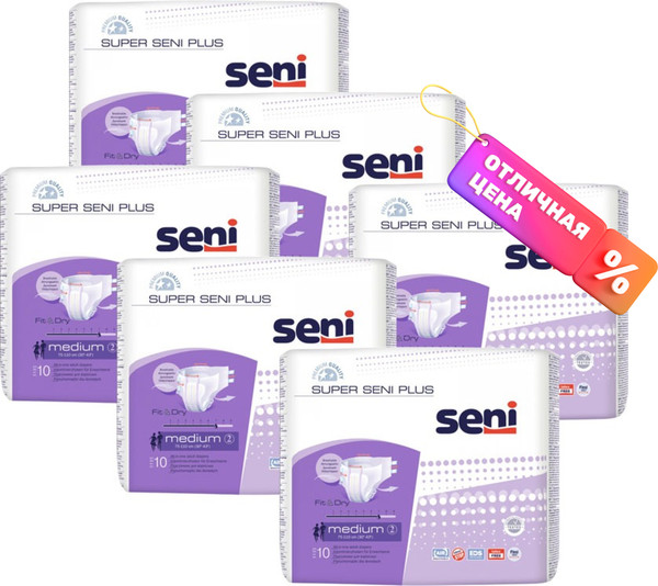 Подгузники для взрослых Seni Super Plus Medium - фото