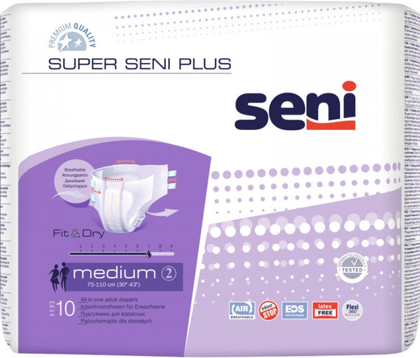 Подгузники для взрослых Seni Super Plus Medium