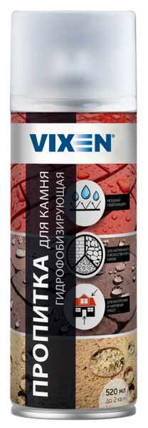 Пропитка для фасадов и стен Vixen Для камня Гидрофобизирующая VX24008 - фото