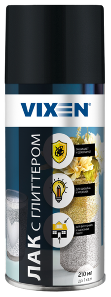 Лак Vixen С глиттером VX24014 - фото