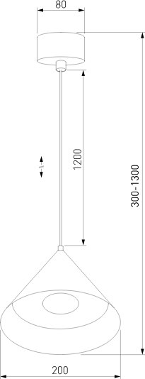 Потолочный светильник Elektrostandard Conus 50316 LED 3000K