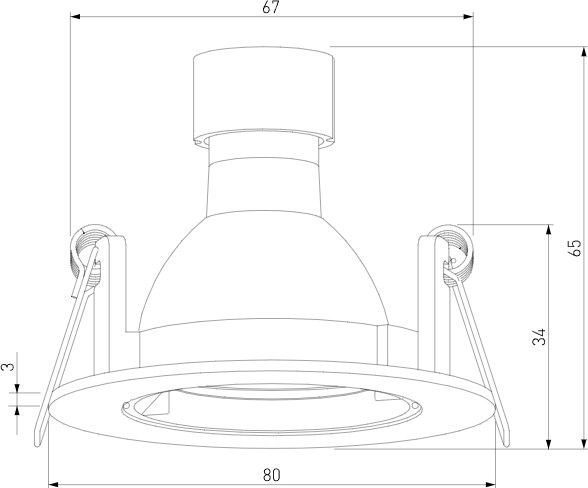 Точечный светильник Elektrostandard Minnie 25056/01