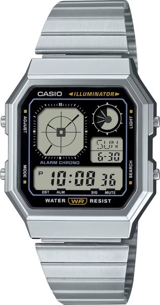 Часы наручные мужские Casio A-130WE-1A - фото