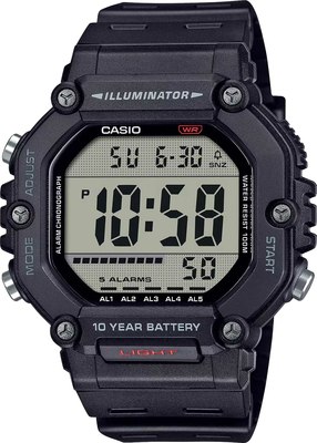 Часы наручные мужские Casio AE-1600H-1A - фото