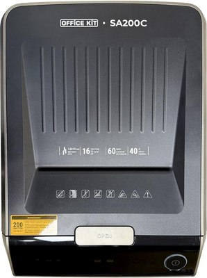 Шредер Office Kit SA200С 3.8x10 / OK3810SA200С