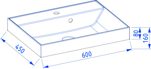 Умывальник Lauter Melisa 60