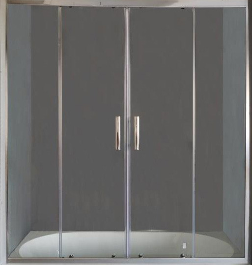 Стеклянная шторка для ванны PELICAN SSW02417+BP70 - фото