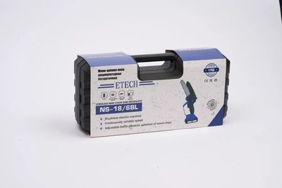 Пила цепная аккумуляторная Etech NS-18/6BL (25167)