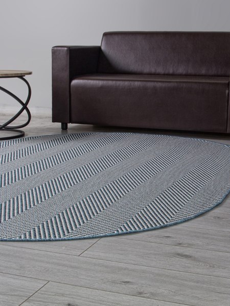 Циновка Merinos Kair S156-OVAL-BLUE