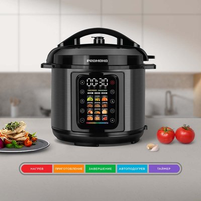 Мультиварка-скороварка Redmond MP111 (черный)
