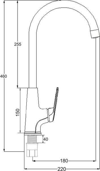 Смеситель РМС PL7BL-017F