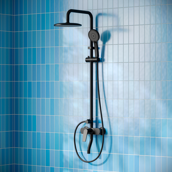 Душевая система со смесителем РМС PL7BL-009DK