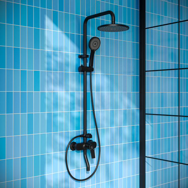 Душевая система со смесителем РМС PL7BL-009DK