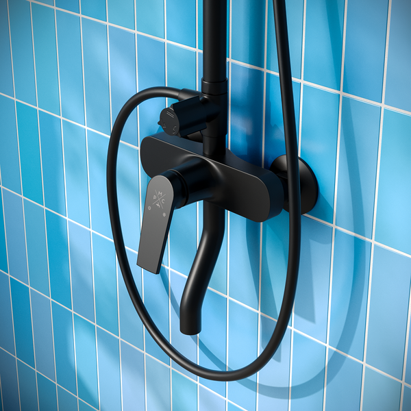 Душевая система со смесителем РМС PL7BL-009DK