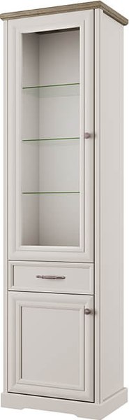 Шкаф-пенал с витриной Anrex Toscana 1V1D1S - фото