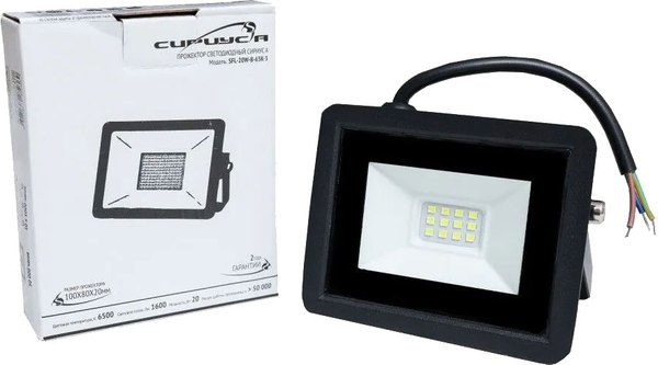 Прожектор СириусА SFL-30W-B-65K-3