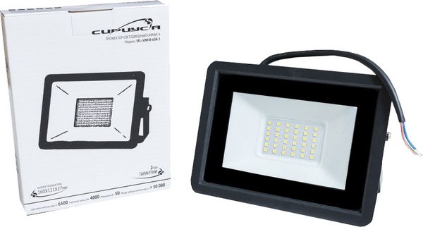 Прожектор СириусА SFL-50W-B-65K-2