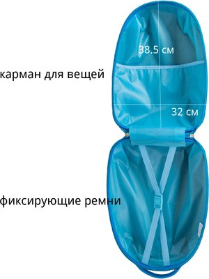 Чемодан на колесах Supra STS-1006-B