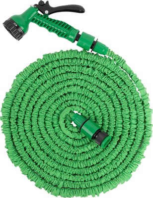 Набор поливочный FIT 5-15м и Пистолет для полива, 7 режимов / 77288 - фото