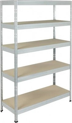 Стеллаж металлический BONUS 180x120x40 пять полок / BS180120405L0 - фото