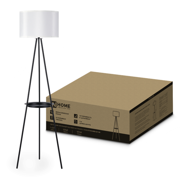 Торшер INhome ТНО 04ПВ-Е27-WB 230В / 4690612060385