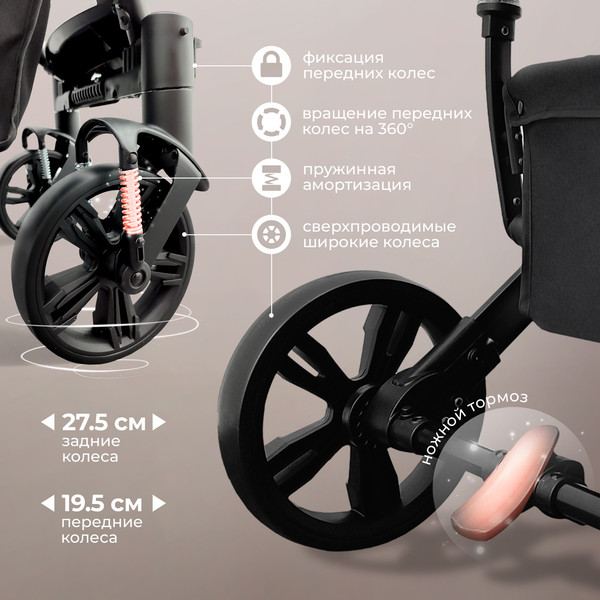 Детская универсальная коляска Sweet Baby Comfort 3в1