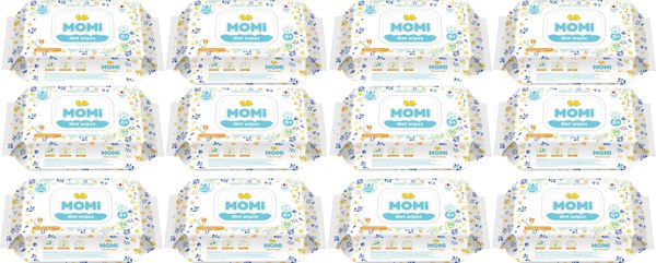 Влажные салфетки детские Momi 12x96шт