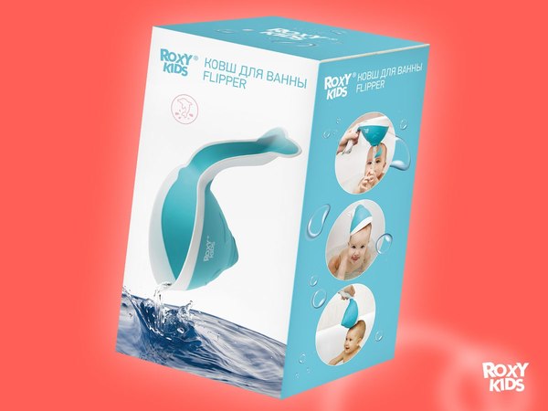 Ковшик для купания ROXY-KIDS Flipper / RBS-004-GO
