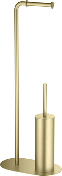 Стойка для туалетной бумаги с ершиком Aquatek Оберон AQ4231BG - фото