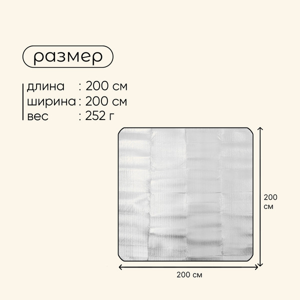 Туристический коврик Maclay 634860