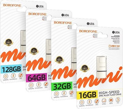 USB flash накопитель Borofone BUD6 128Gb USB 3.0