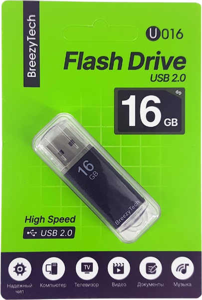 USB flash накопитель BreezyTech U016 16GB - фото