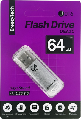 USB flash накопитель BreezyTech U016 64GB - фото